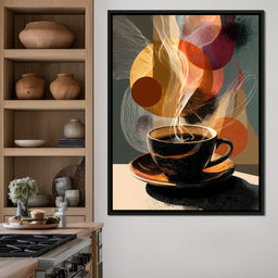 Morning Brew Abstract Fusion - NicheCanvas
