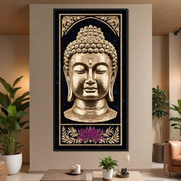 Celestial Buddha Lotus Tranquil - NicheCanvas