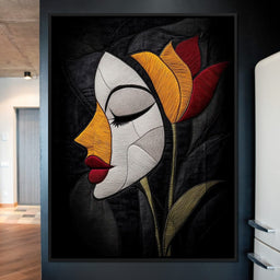 Embroidered Grace - TooplesArt - NicheCanvas