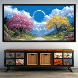 Rainbow Valley Tranquility - NicheCanvas