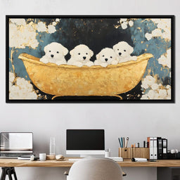Golden Pups Bath Delight - NicheCanvas