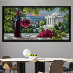 Vineyard Reverie Temple View - NicheCanvas