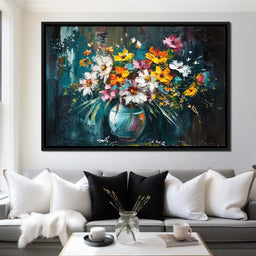 Bouquet of Wild Vibrance - NicheCanvas