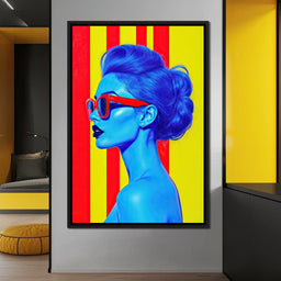 Ultrablue Diva - TooplesArt - NicheCanvas