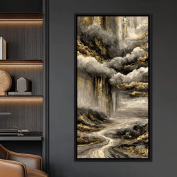 Gilded Rivers Of Lost Time - NicheCanvas