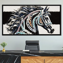 Majestic Stallion Tapestry - Alicia Smith - NicheCanvas