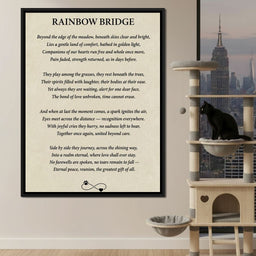 Rainbow Bridge Poem - NicheCanvas
