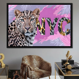Leopard Queen NYC Neon Rush - NicheCanvas