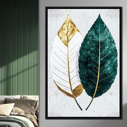 Golden Elegance Nature Duo - NicheCanvas