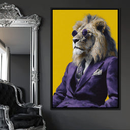 Regal Lion Boss Violet Suit - NicheCanvas