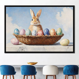 Easter Bunny Dreams Basket - NicheCanvas