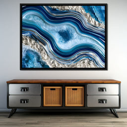 Frozen Currents Of Liquid Metal - NicheCanvas