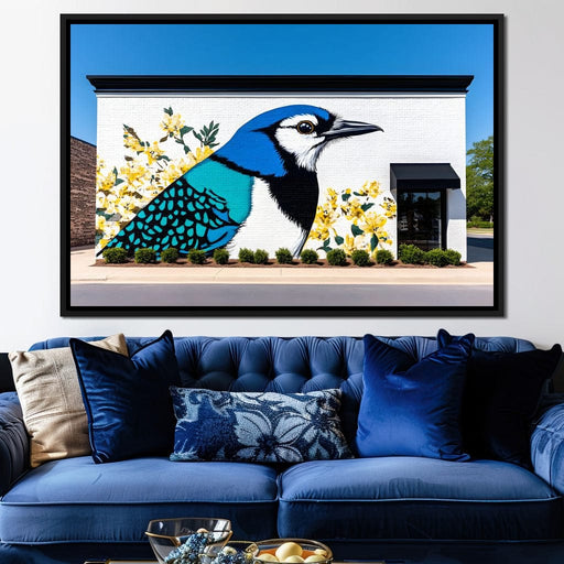 Street Art - Bluebird Dreams Canvas Print