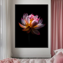 Luminous Lotus Radiant Petals - NicheCanvas