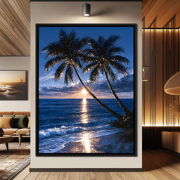 Last Light Over Distant Shores - NicheCanvas