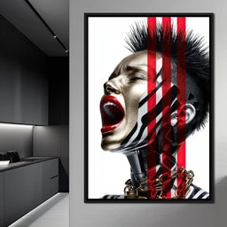 Cyber Scream Queen - TooplesArt - NicheCanvas
