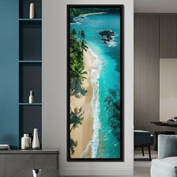 Tropical Serenity Beach - NicheCanvas