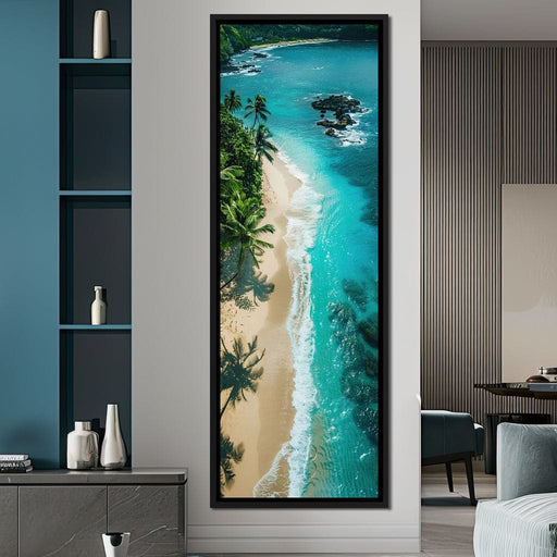 Tropical Serenity Beach Canvas Print