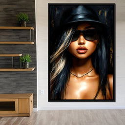 Chic Shadows Portrait Illusion - NicheCanvas