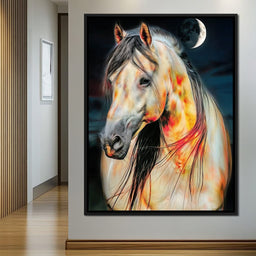 Nightfire Stallion - TooplesArt - NicheCanvas