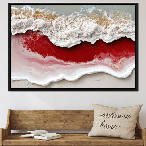 Crimson Tide - TooplesArt Canvas Print