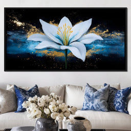 Elegance in Midnight Blooming - NicheCanvas