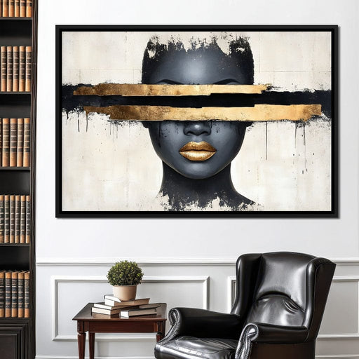 Golden Silence Enigma Canvas Print