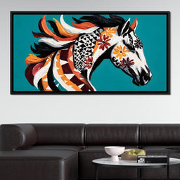 Vibrant Equine Spirit - NicheCanvas
