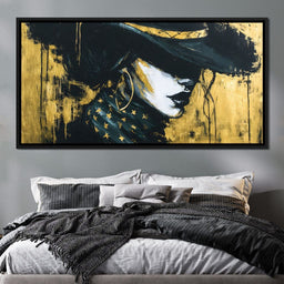 Golden Midnight Femme Shadow - NicheCanvas