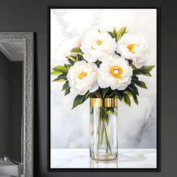 Opulent Peony Elegance - NicheCanvas