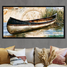 Solitude Upon The Quiet Shore - NicheCanvas