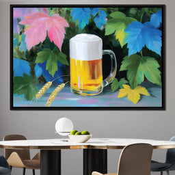 Frothy Beer Garden Delights - NicheCanvas
