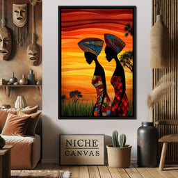 Sisters of the Savannah - TooplesArt - NicheCanvas