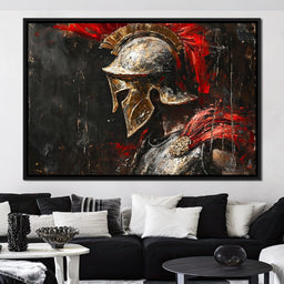 Hellenic Guardian in Twilight - NicheCanvas