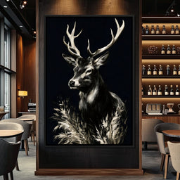 Silent Guardian of the Winter Grass - NicheCanvas