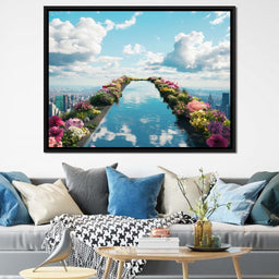  Pool on top of the World - NicheCanvas