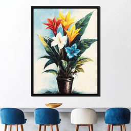 Tropical Bloom Flowers - NicheCanvas