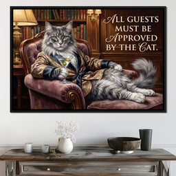 The Feline Gatekeeper Decides - NicheCanvas