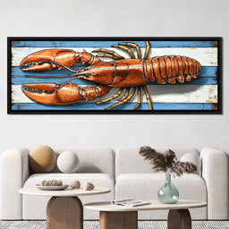 Oceanic Lobster Deligh - NicheCanvas