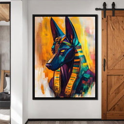 Majestic Anubis Reverie - NicheCanvas