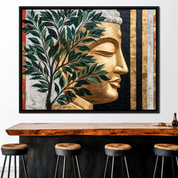 Golden Tranquility Reimagined - NicheCanvas