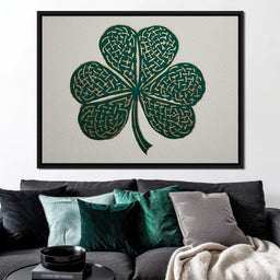 Clover Gold Leaf Charm - NicheCanvas