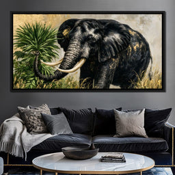 Silent Monarch of the Gilded Savanna - NicheCanvas