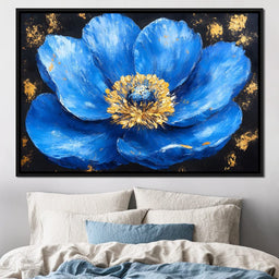 Majestic Sapphire Blossom - NicheCanvas