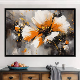 Radiant Floral Tempest - NicheCanvas