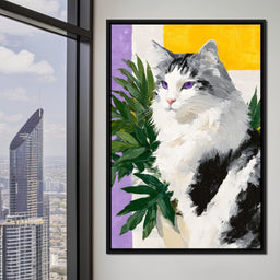 Maine Coon Violet Eye Majesty - NicheCanvas