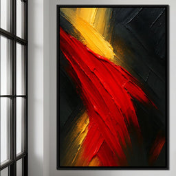 Fiery Fusion of Passion - NicheCanvas