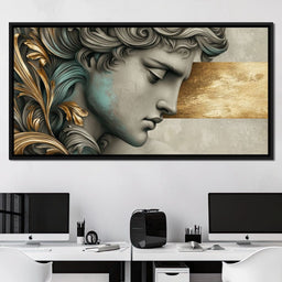 Golden Reverie in Stone - Wildrose Creations - NicheCanvas
