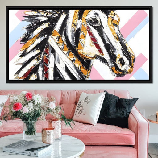 Energetic Equine Vibrance - Alicia Smith Canvas Print