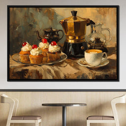 Espresso and Cherry Cupcakes - NicheCanvas